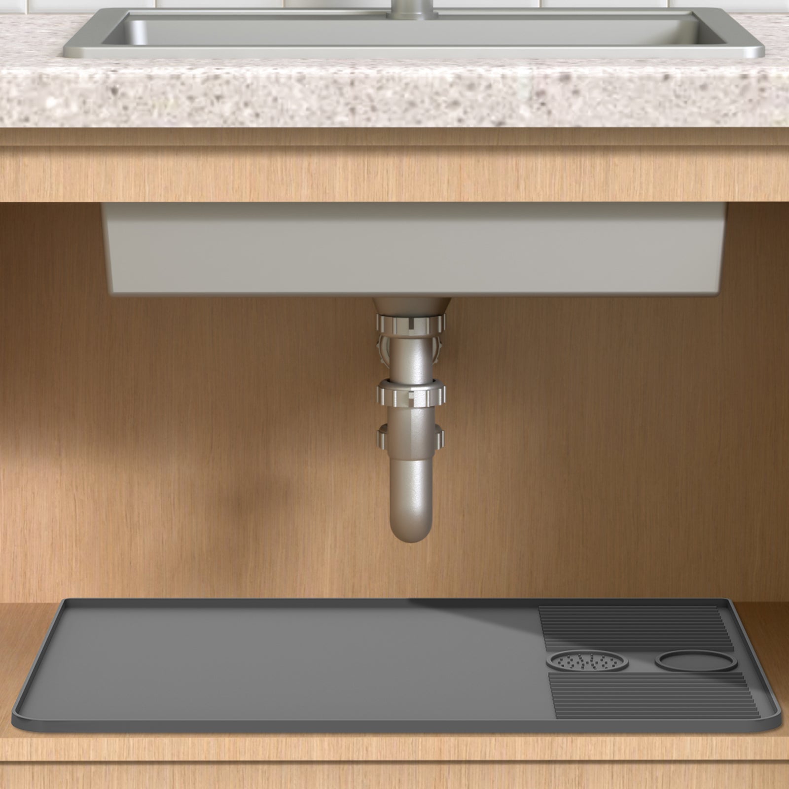 Raised-Edge Silicone Manual Coffee Brewing Mat